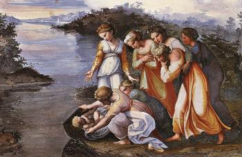 拉斐爾 Moses Saved from the Water 拉斐爾 Moses Saved from the Water